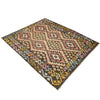Handmade Multi Kilim Geometric 4x7 ft