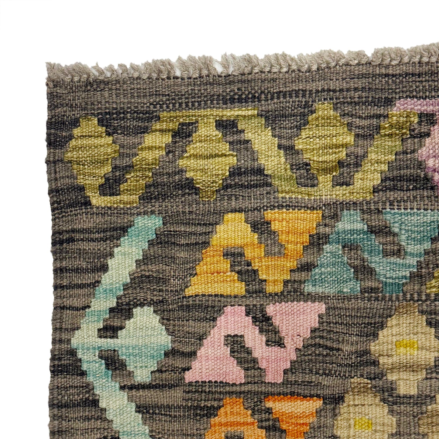 Handmade Multi Kilim Geometric 4x7 ft