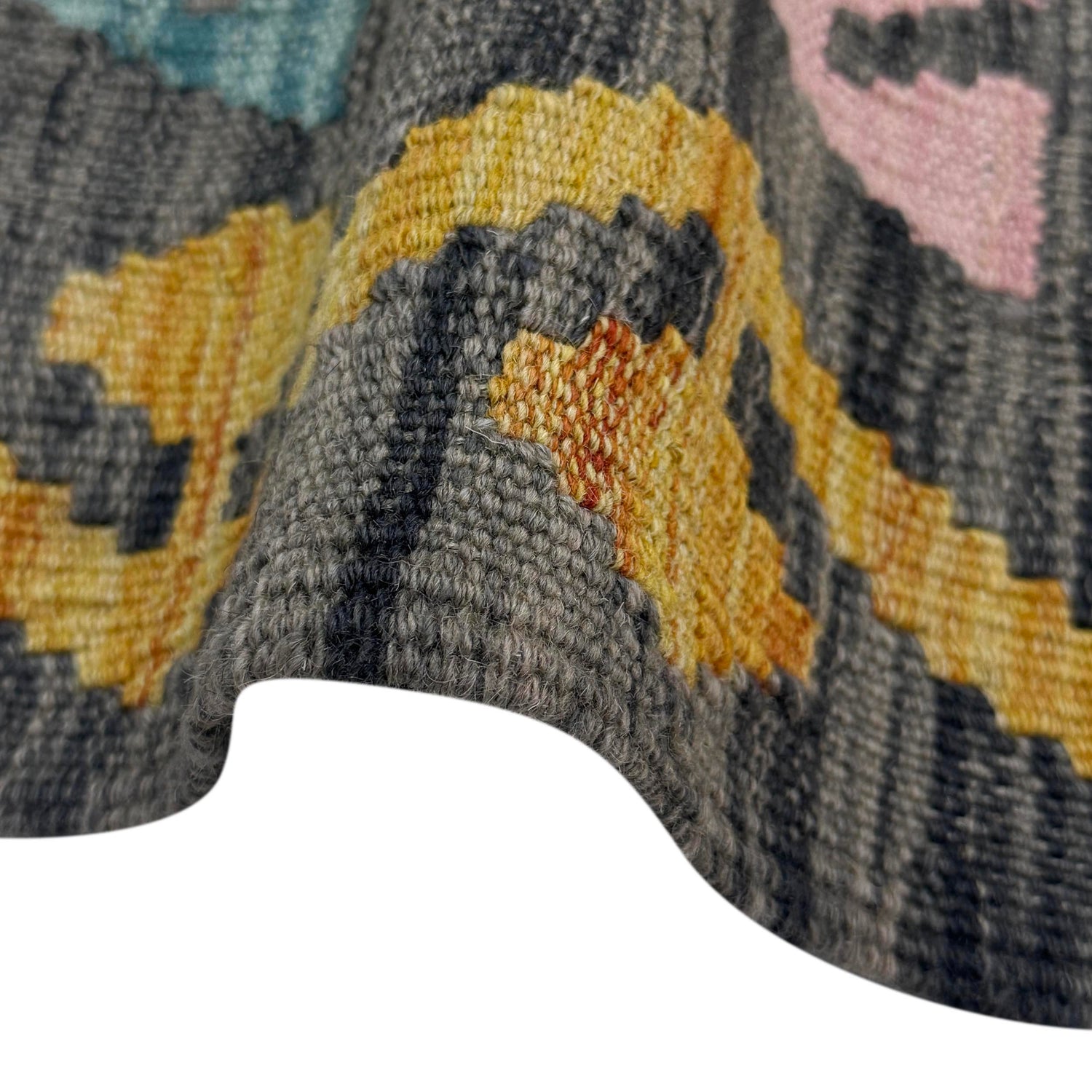 Handmade Multi Kilim Geometric 4x7 ft
