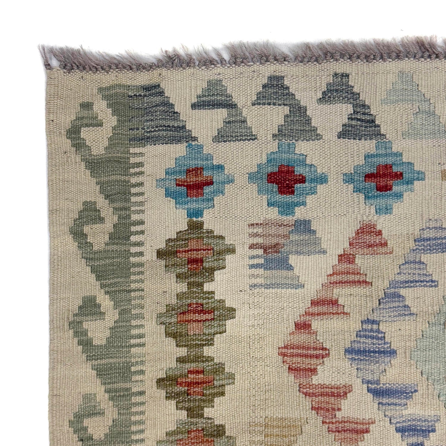 Handmade Multi Kilim Geometric 4x7 ft