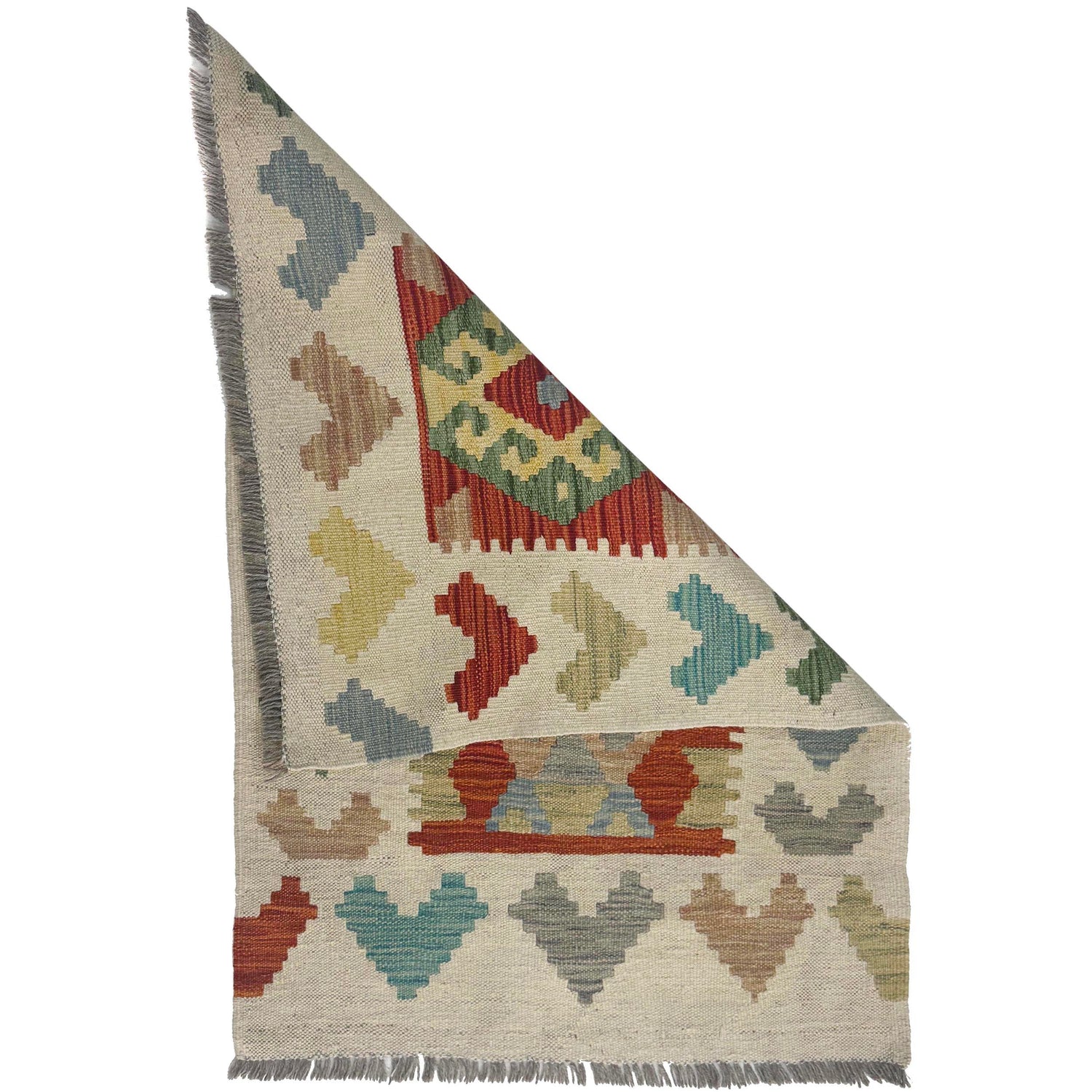 Handmade Multi Kilim Geometric 2x3 ft