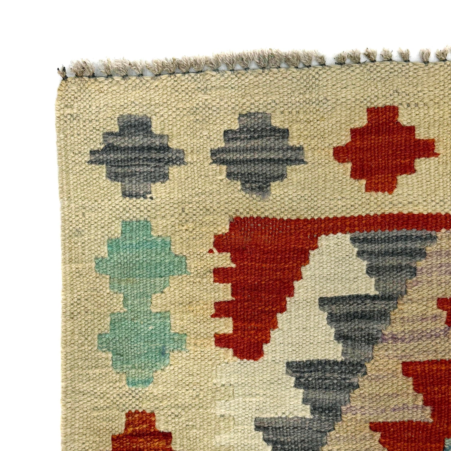 Handmade Multi Kilim Geometric 2x4 ft