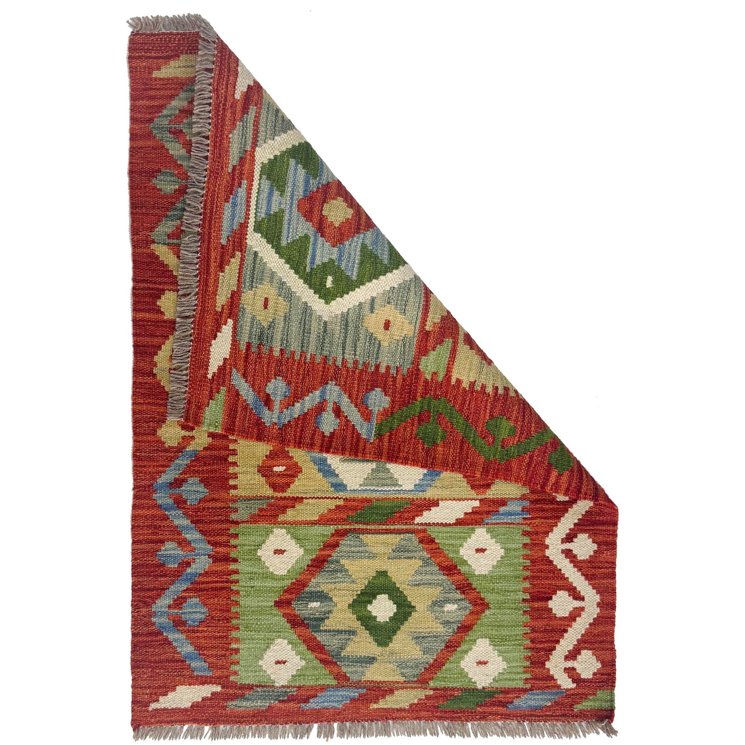 Handmade Multi Kilim Geometric 2x3 ft