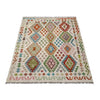 Handmade Multi Kilim Geometric 4x7 ft
