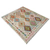 Handmade Multi Kilim Geometric 4x7 ft