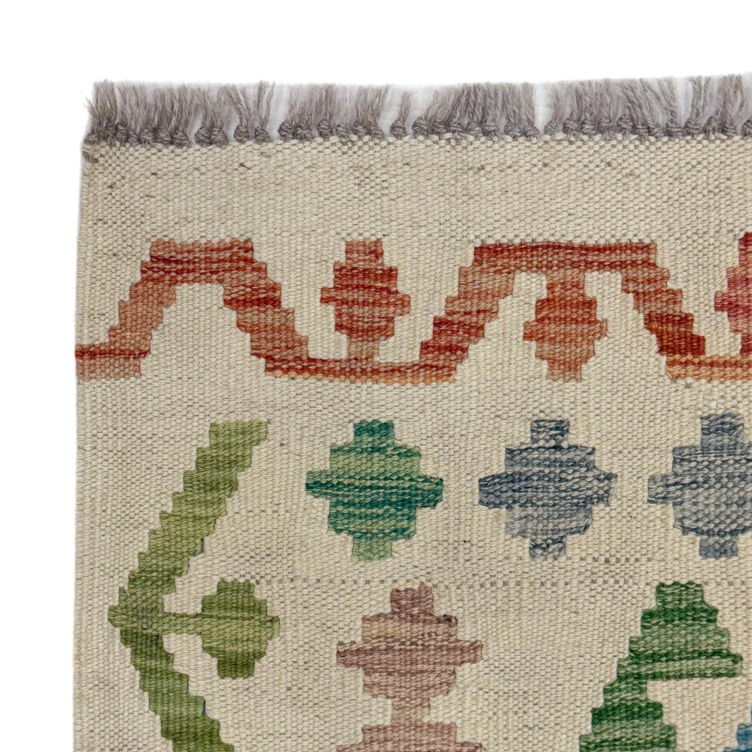 Handmade Multi Kilim Geometric 4x7 ft