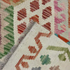 Handmade Multi Kilim Geometric 4x7 ft
