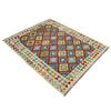 Handmade Multi Kilim Geometric 4x7 ft