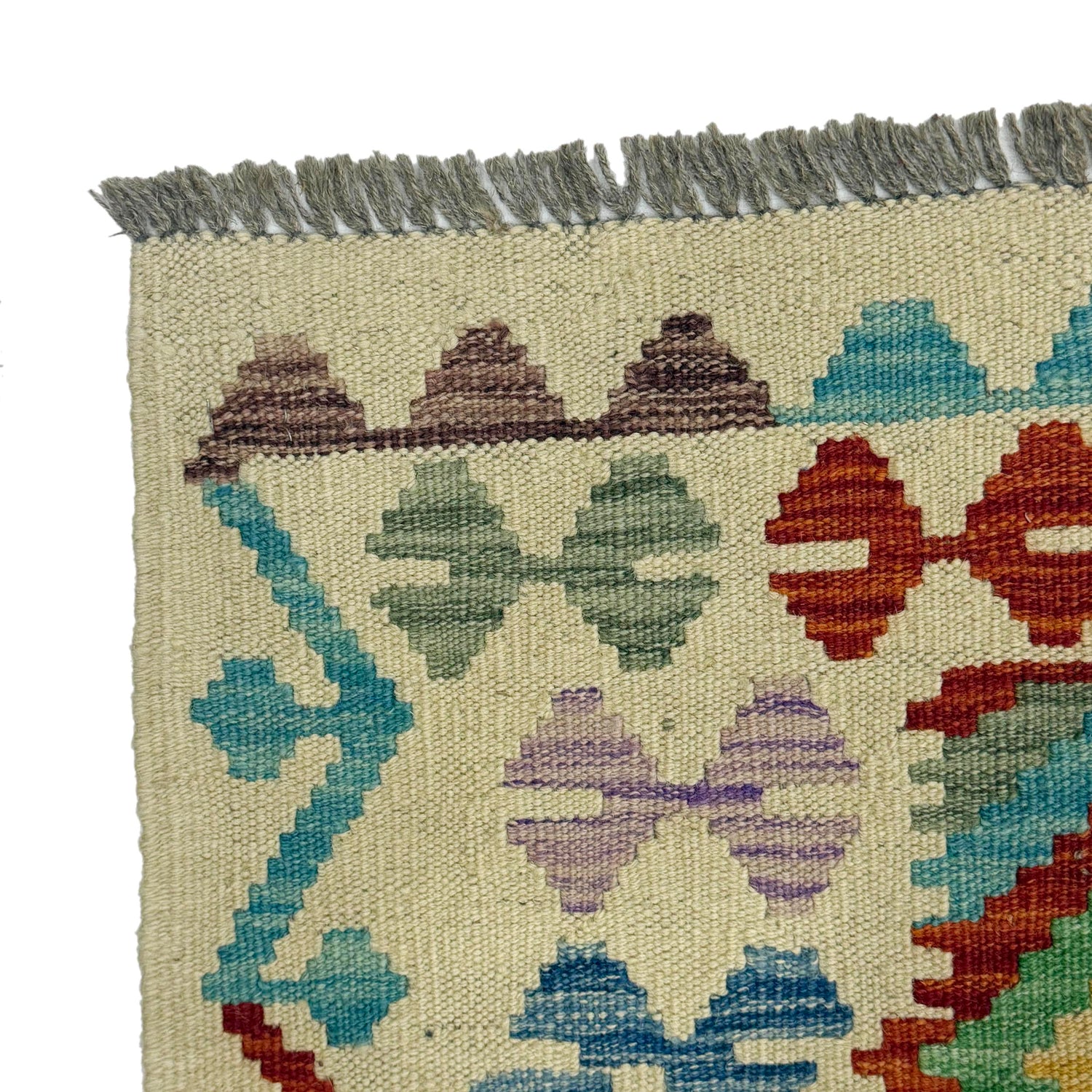 Handmade Multi Kilim Geometric 4x7 ft