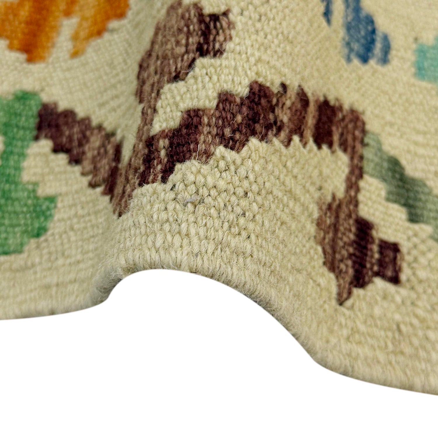 Handmade Multi Kilim Geometric 4x7 ft