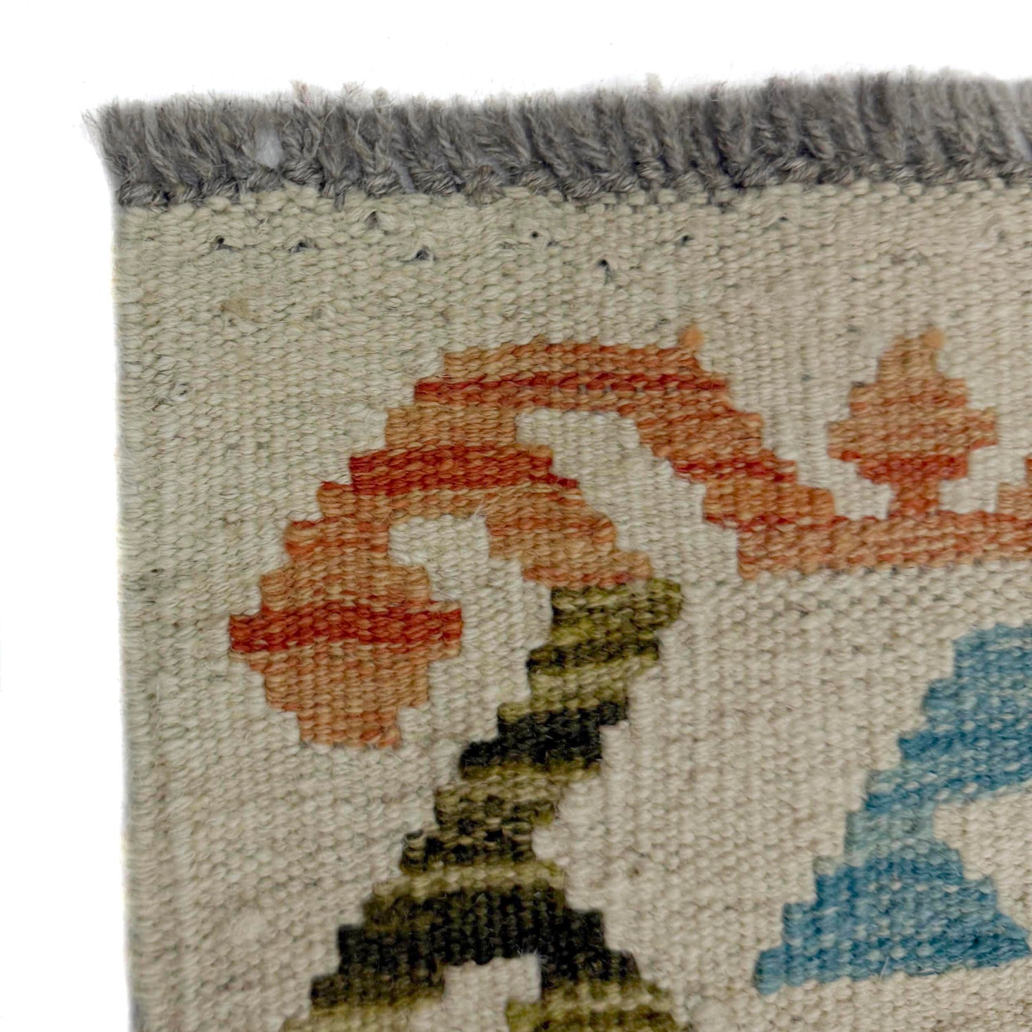 Handmade Multi Kilim Geometric 6' Runner