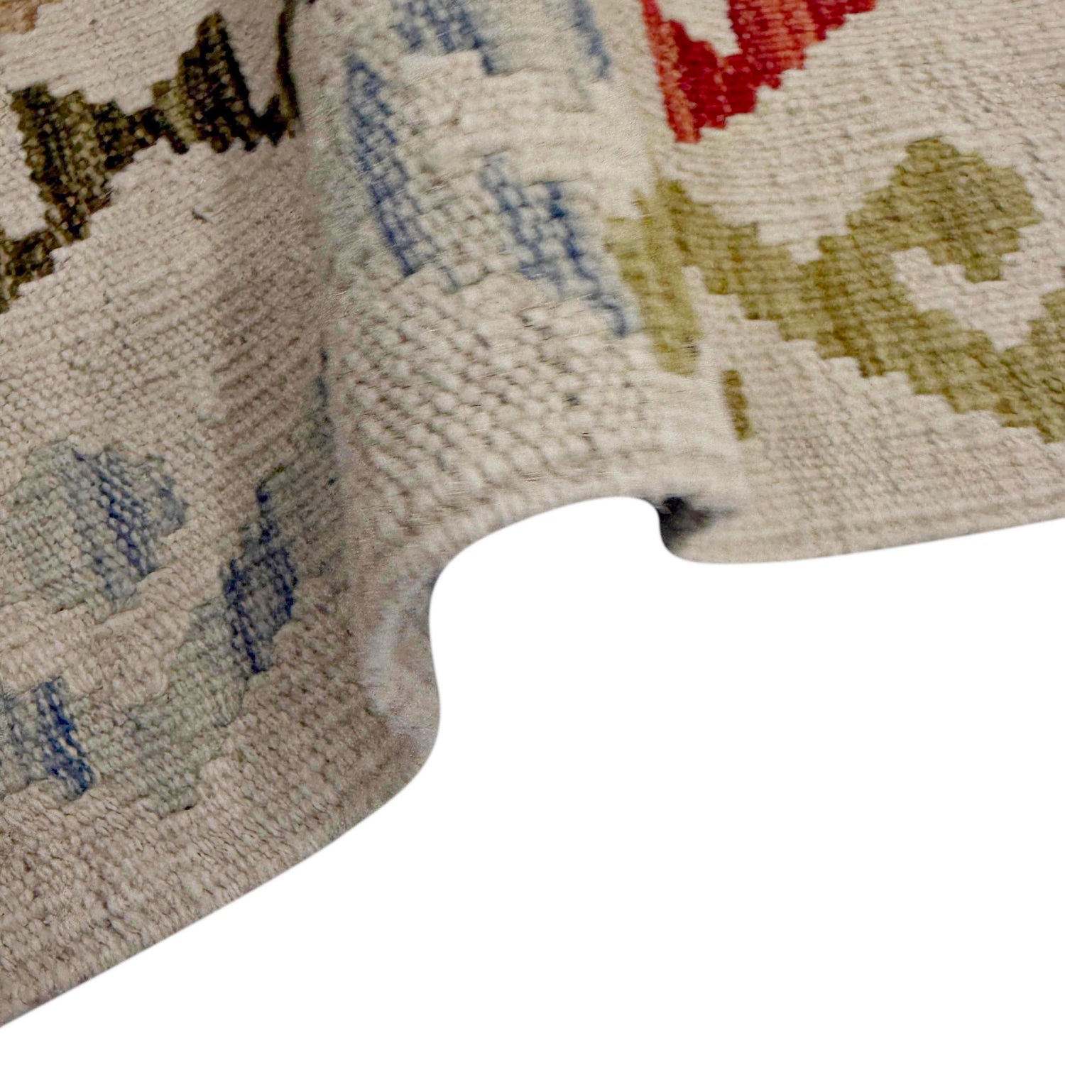 Handmade Multi Kilim Geometric 6' Runner