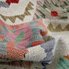 Handmade Multi Kilim Geometric 6' Runner