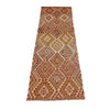 Handmade Multi Kilim Geometric 10' Runner