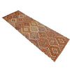 Handmade Multi Kilim Geometric 10' Runner