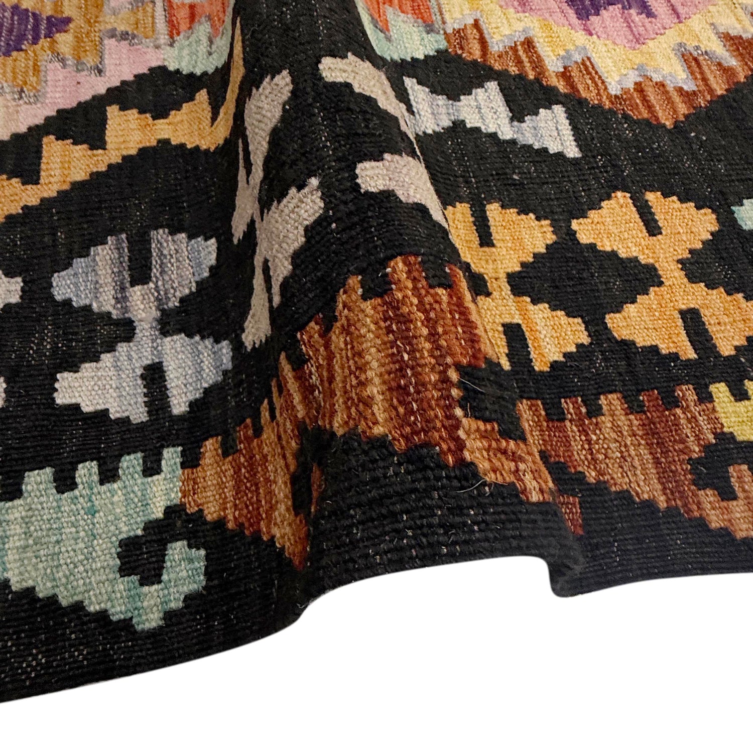 Handmade Multi Kilim Geometric 7x10 ft