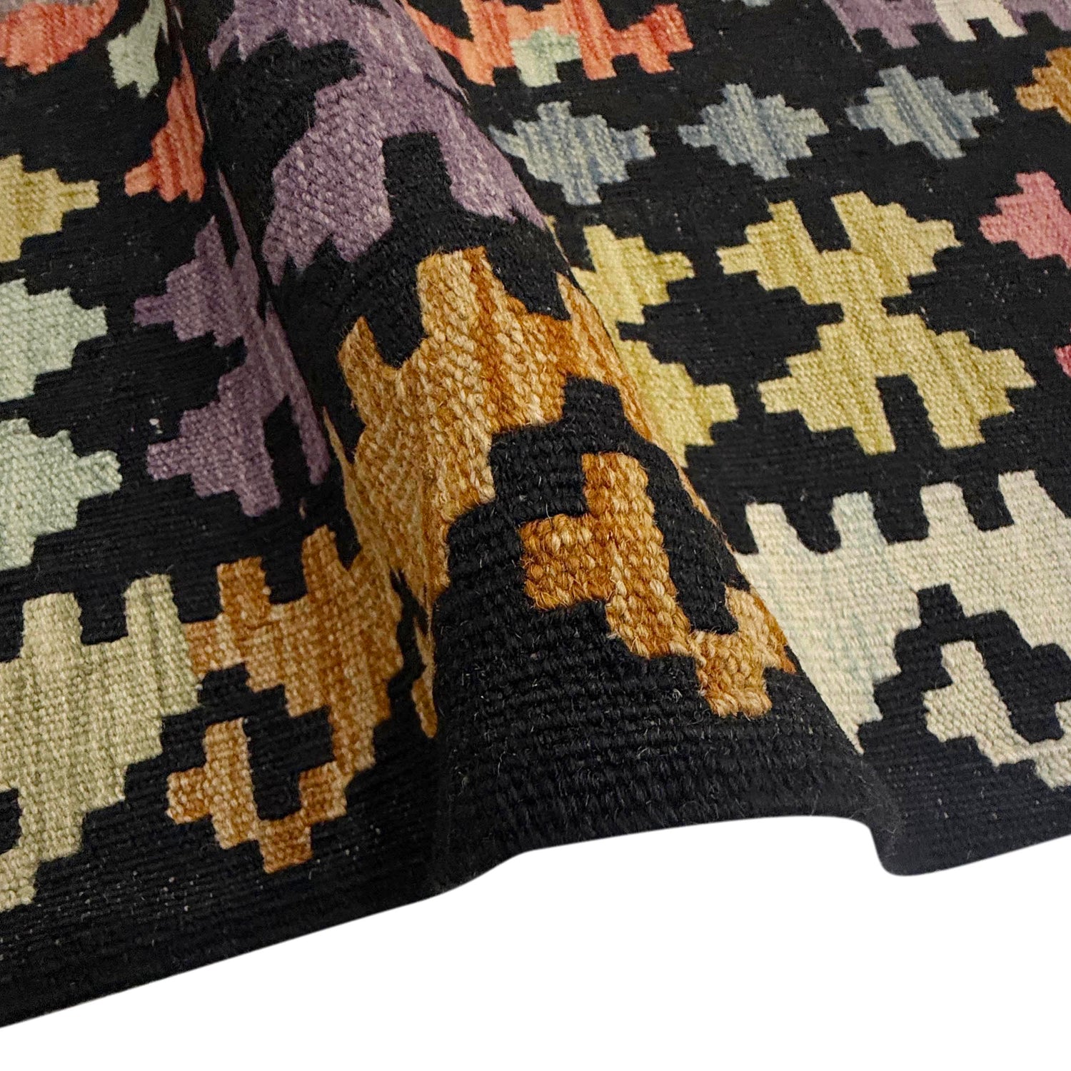 Handmade Multi Kilim Geometric 7x10 ft