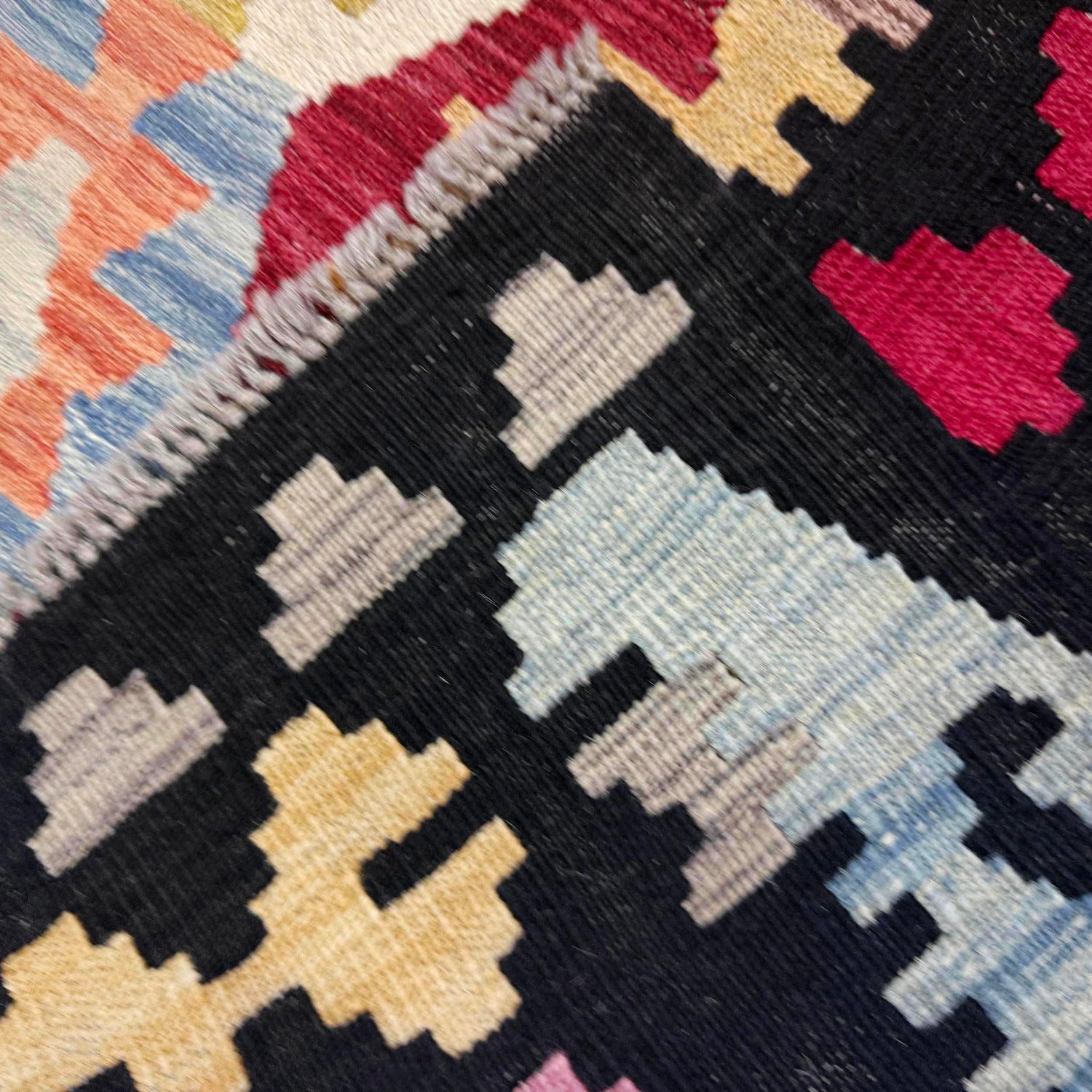 Handmade Multi Kilim Geometric 7x10 ft
