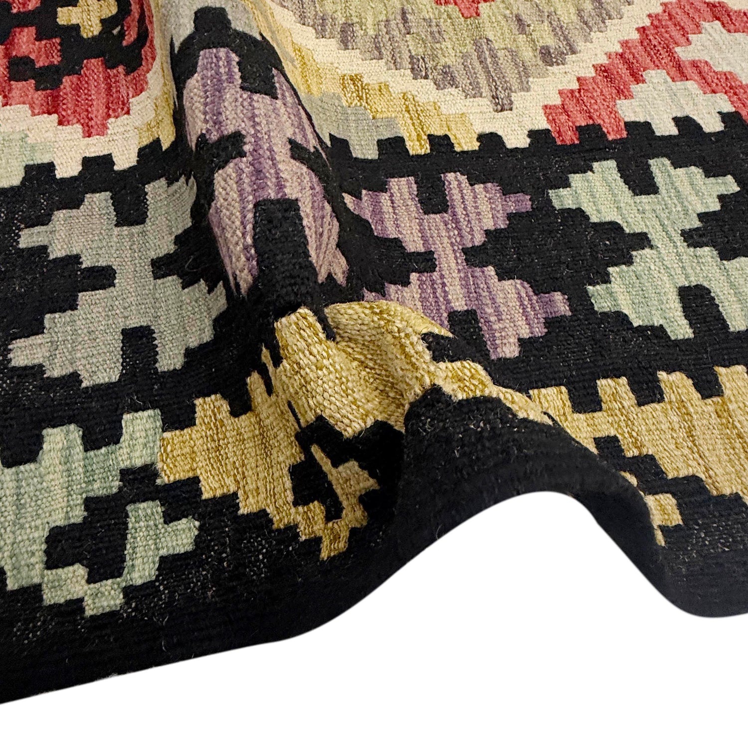 Handmade Multi Kilim Geometric 7x10 ft