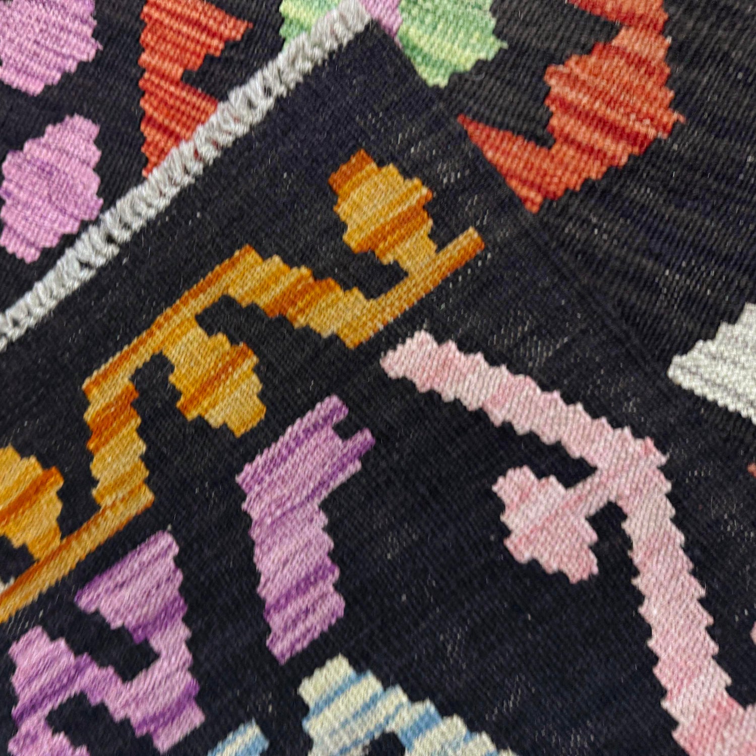 Handmade Multi Kilim Geometric 7x10 ft