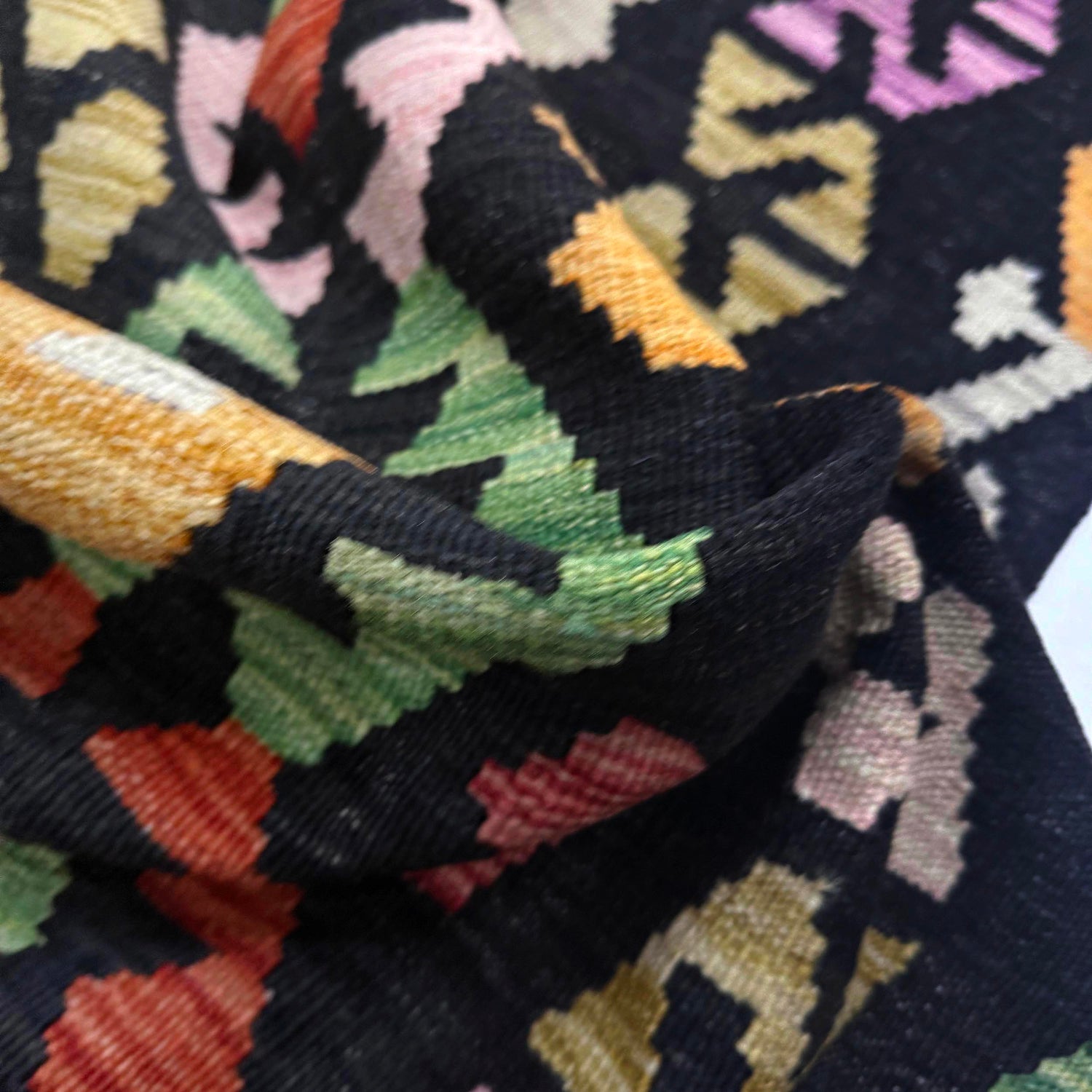 Handmade Multi Kilim Geometric 7x10 ft
