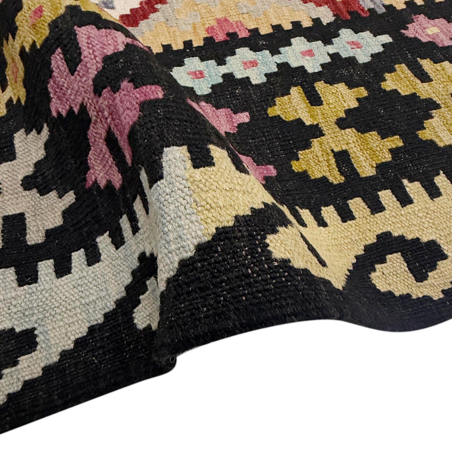 Handmade Multi Kilim Geometric 7x10 ft