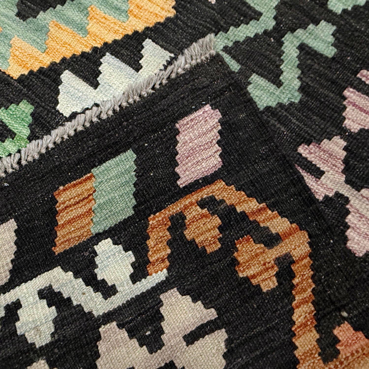Handmade Multi Kilim Geometric 7x10 ft