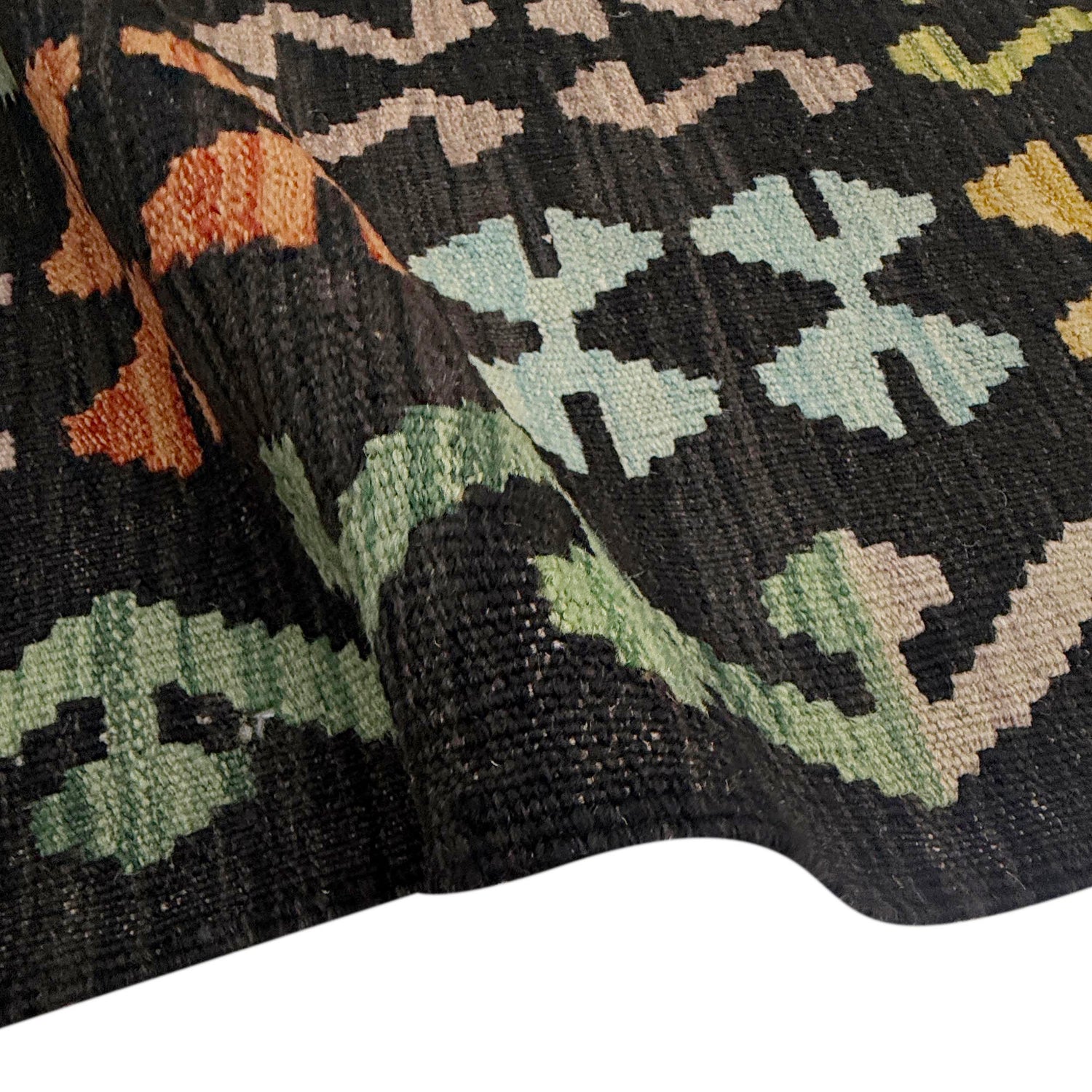 Handmade Multi Kilim Geometric 7x10 ft