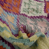 Handmade Multi Kilim Geometric 6' Runner