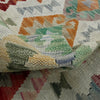 Handmade Multi Kilim Geometric 6' Runner