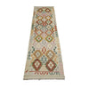 Handmade Multi Kilim Geometric 10' Runner