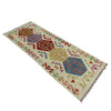 Handmade Multi Kilim Geometric 6' Runner