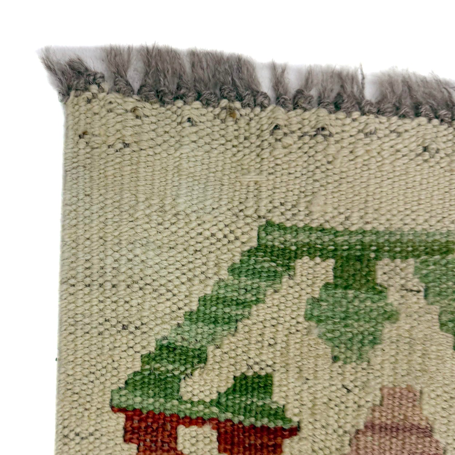 Handmade Multi Kilim Geometric 6' Runner