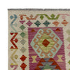 Handmade Multi Kilim Geometric 6' Runner