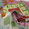 Handmade Multi Kilim Geometric 6' Runner