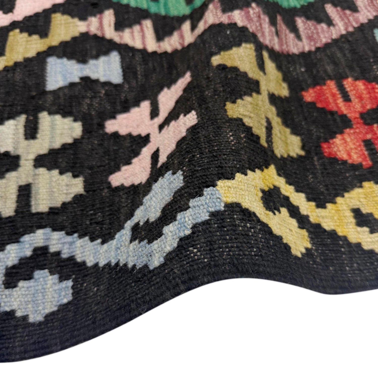 Handmade Multi Kilim Geometric 7x10 ft