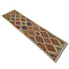 Handmade Multi Kilim Geometric 10' Runner