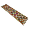 Handmade Multi Kilim Geometric 10' Runner