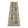 Handmade Multi Kilim Geometric 10' Runner