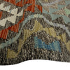 Handmade Multi Kilim Geometric 13' Runner