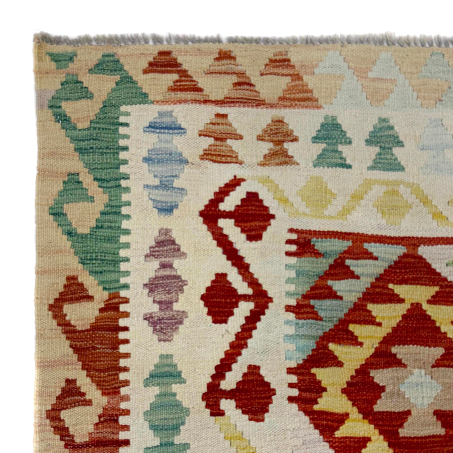 Handmade Multi Kilim Geometric 7x10 ft
