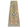 Handmade Multi Kilim Geometric 10' Runner