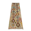 Handmade Multi Kilim Geometric 10' Runner