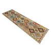 Handmade Multi Kilim Geometric 10' Runner
