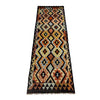 Handmade Multi Kilim Geometric 10' Runner