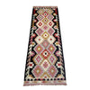 Handmade Multi Kilim Geometric 10' Runner