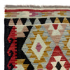 Handmade Multi Kilim Geometric 10' Runner