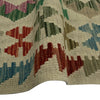 Handmade Multi Kilim Geometric 10' Runner