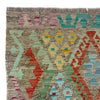 Handmade Multi Kilim Geometric 13' Runner