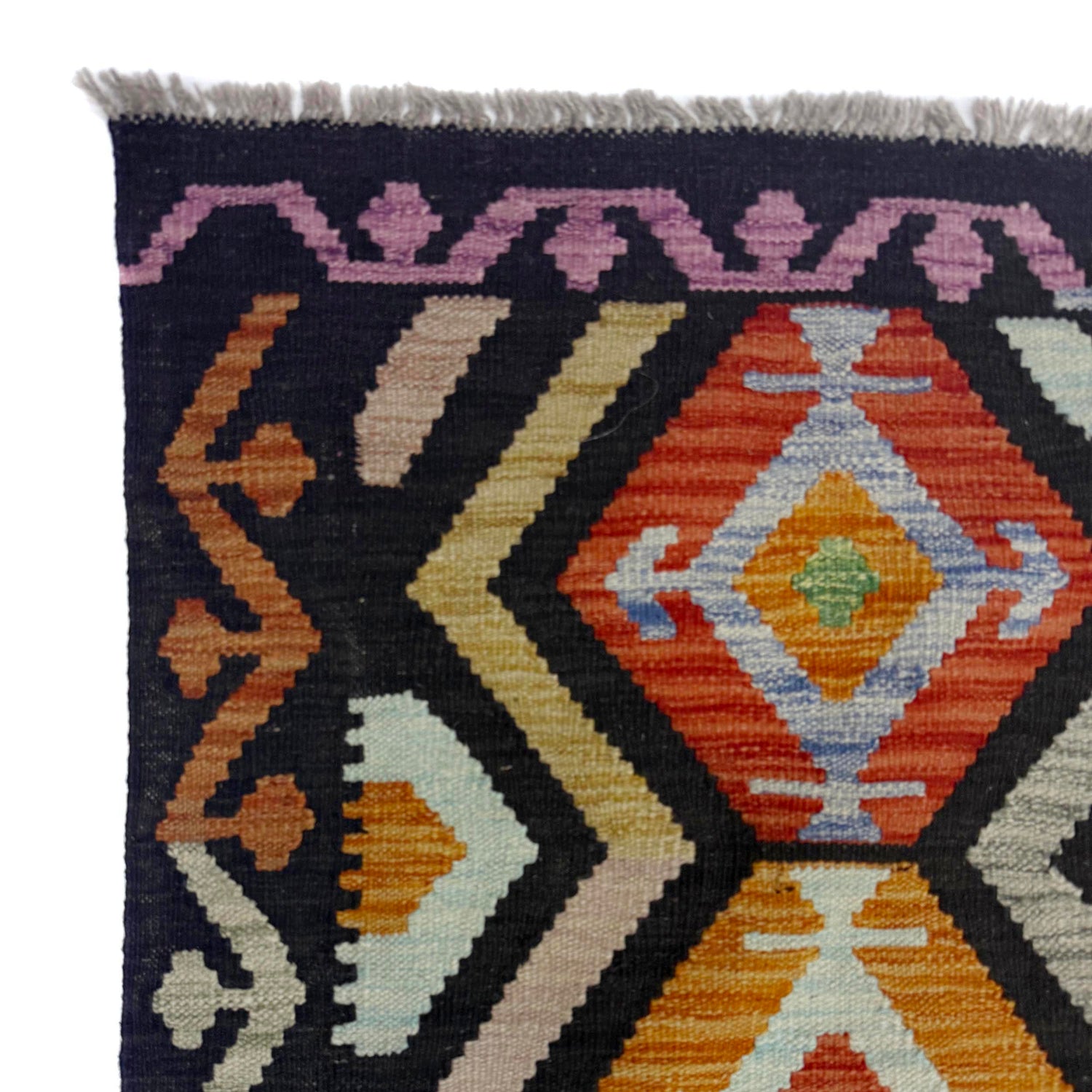 Handmade Multi Kilim Geometric 7x10 ft